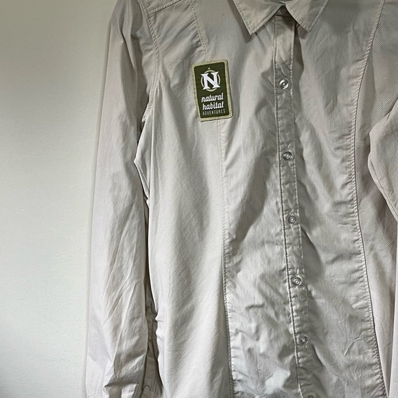 Exofficio Insect Shield Pinstriped Top Sz Small (4-6) - Picture 3 of 10